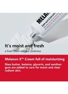 MELANON X CREAM, Dark Spot treatment Cream, Pigmentation Care 1.05 oz/30g, Hydration, Removal cream for face, unifies skin tone, Skin Barrier, Moisturizer for Face - pzsku/Z6A2FAADD2B8836A58C8EZ/45/_/1740448781/156bb1ad-ba35-4bf7-ae01-0c842ced5d6b