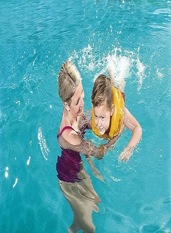 VEDHAK Inflatable Swim Vest Safety Swimming Life Jacket for Kids Adjustable Swimming Pool for 3-8 Years Kids Accessories for Kids and Adults .(Random Color) - Image 4