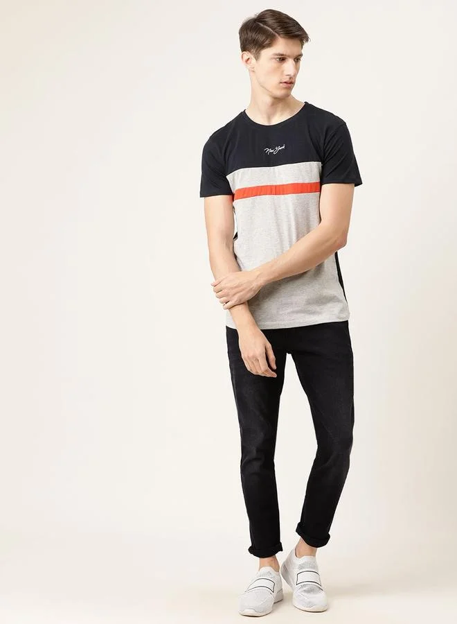 The Indian Garage Co Black Men Black Skinny Fit Solid Jeans for Men | Best Price UAE