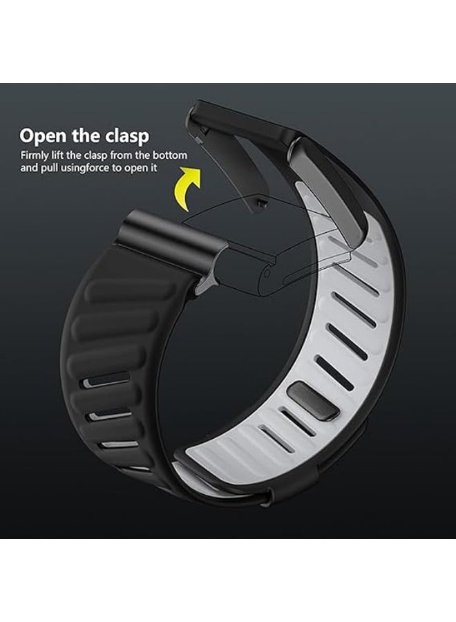 ZOXITY Silicone Wristband Compatible with Whoop 5.0 Band, Silicone Sports Loop Strap for Men & Women Comfort Durable Soft Adjustable, Breathable, with U Shapped Connector - Image 5