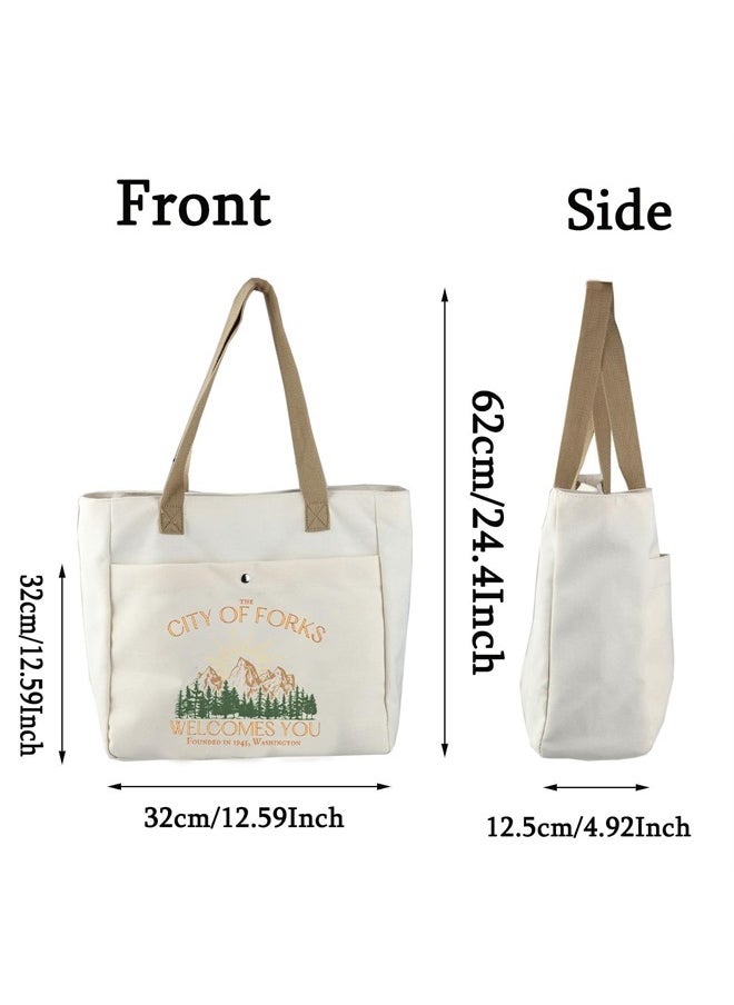 TOBGBE Album Makeup Bag Singer Fans Music Lover Gift Song Lyrics Gift Album Inspired Gift (City of Forks TB)  - Image 2