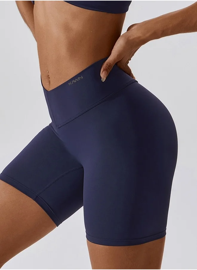 كون.يوغا Womens High Waist Scrunch Workout Sport Yoga Shorts