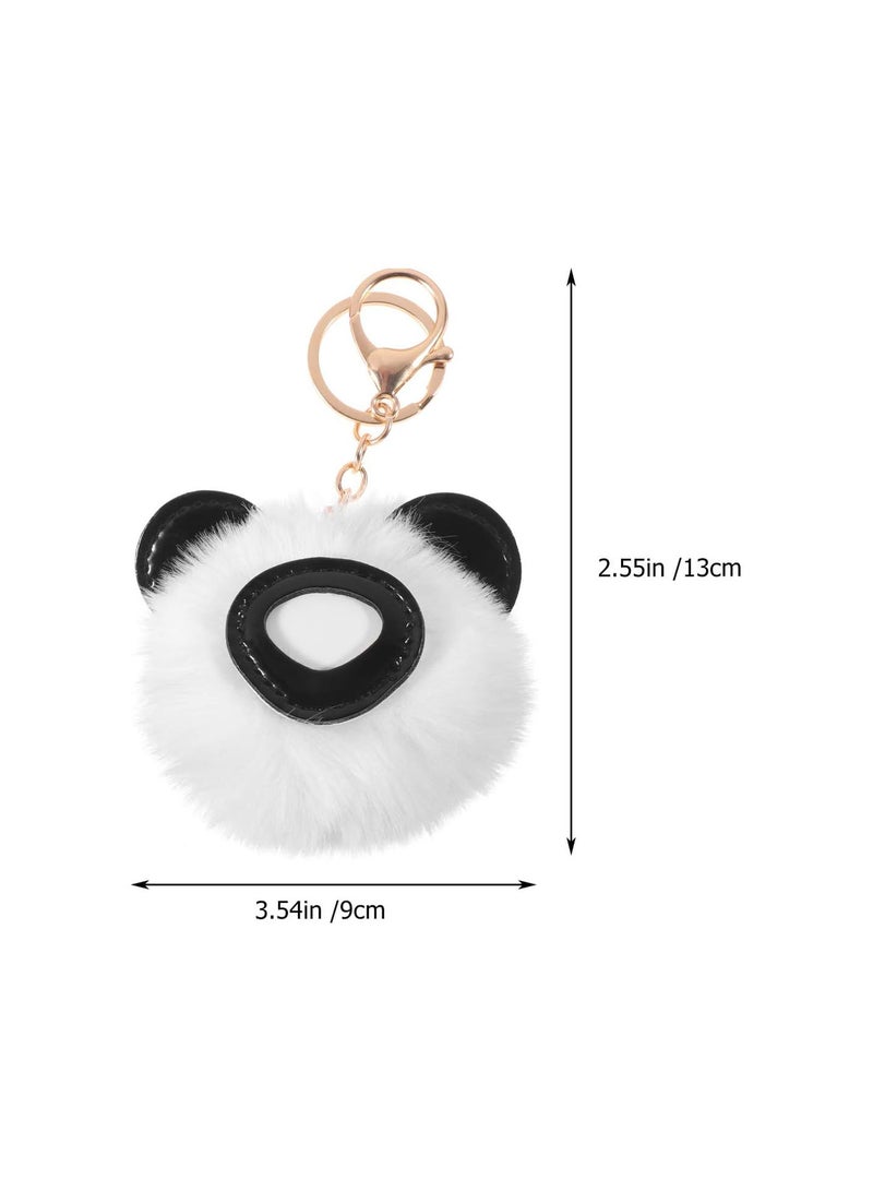 GGOOT 2pcs Plush Keychain Mini Panda Key Rings Keychains Party Supplies Pendant Ornaments Key Holder - Image 2