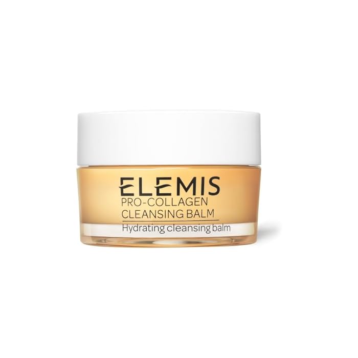 ELEMIS Pro-Collagen Cleansing Balm Makeup Remover, Hydrating Facial Cleanser, Oil Cleanser, Oil Makeup Remover, Deep Cleanse, 20g, Original New