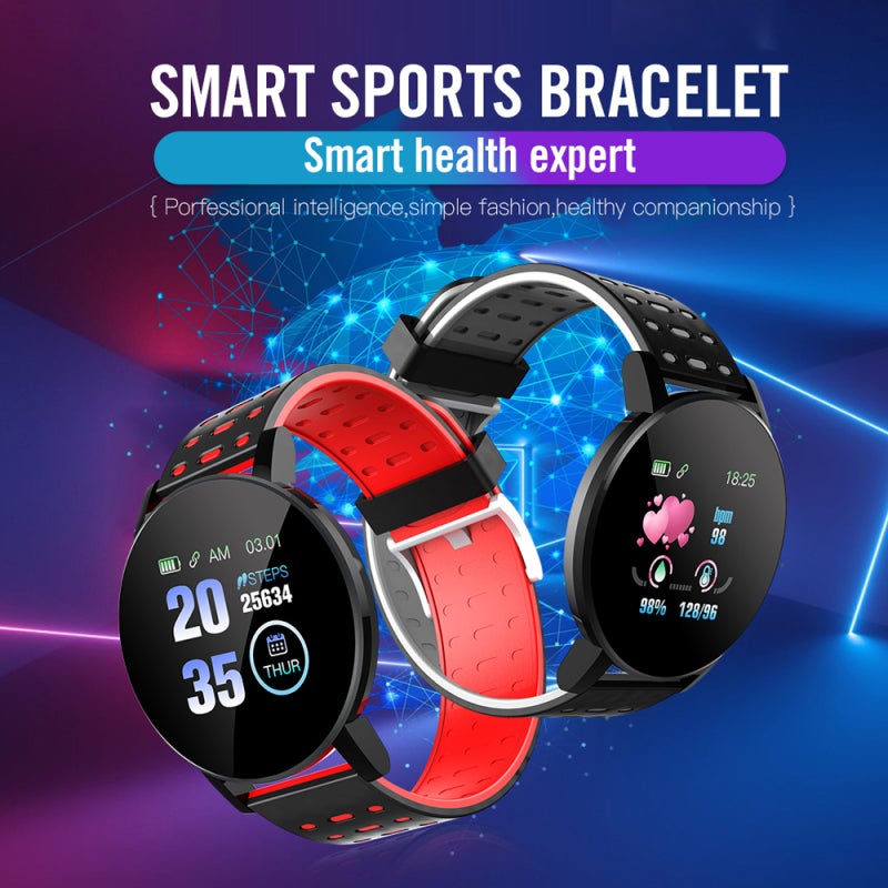 Fitness Tracker: Green Silicone Skin-Friendly Band - IP68 Waterproof 24h Heart Rate Monitor Smart Watch for Daily Fitness, Sleep Tracking & Activity Monitoring - Image 2
