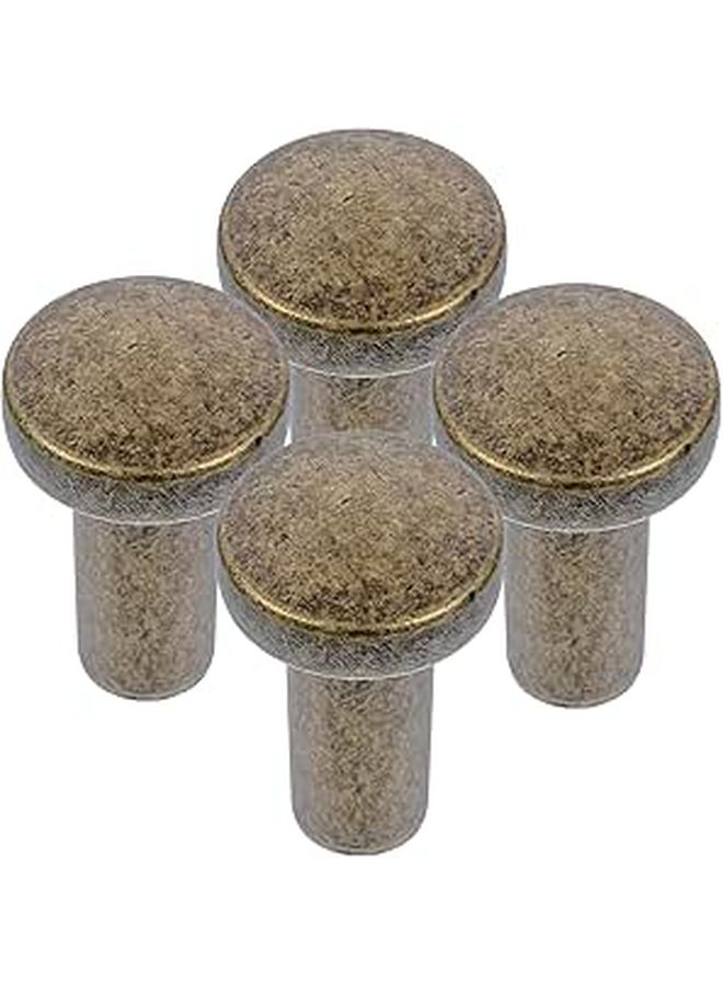 Antique Copper Cabinet Handles Zinc Alloy Single Hole Drawer Pulls For Kitchen Wardrobe - Image 1