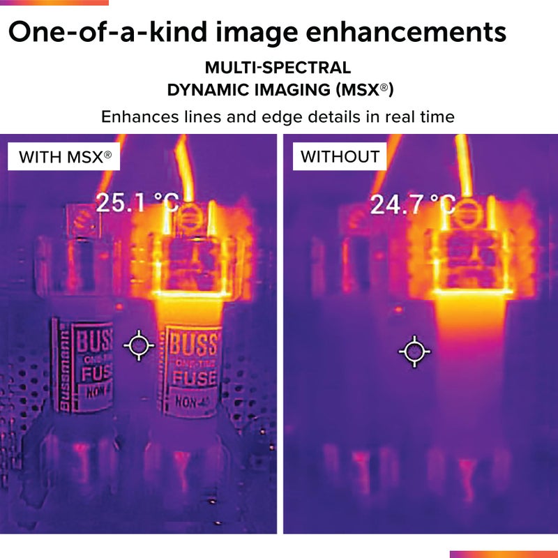 FLIR C3-X Compact Thermal Imaging Camera with Wifi: High Resolution Infrared Imager for Inspection, Electrical/Mechanical, Building, and HVAC Applications - Image 4