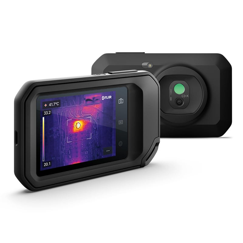 FLIR C3-X Compact Thermal Imaging Camera with Wifi: High Resolution Infrared Imager for Inspection, Electrical/Mechanical, Building, and HVAC Applications - Image 1
