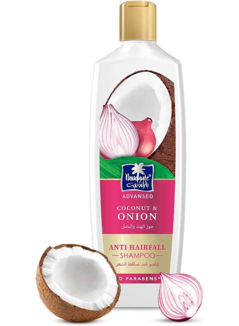 باراشوت شامبو مضاد لتساقط الشعر بالبصل وجوز الهند  ادفانسد 340 مل - Image 2