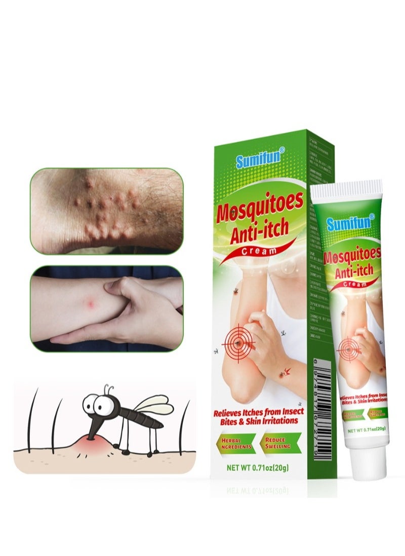 Sumifun - Mosquito Anti-itch Bites Itch Relief Ointment Anti Itching Cream Bite Relief Soothing Moisturising 20g - Image 1