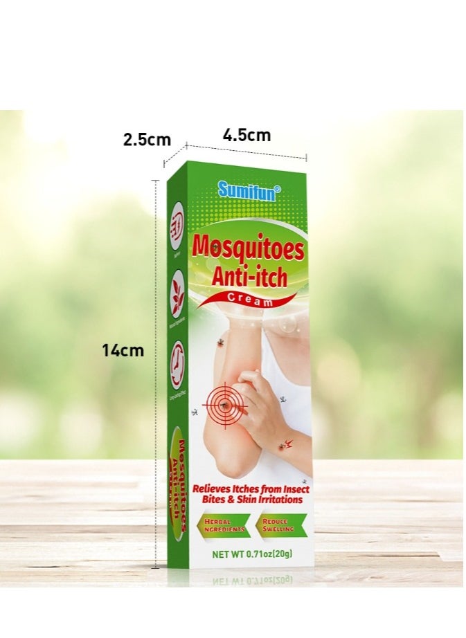 Sumifun - Mosquito Anti-itch Bites Itch Relief Ointment Anti Itching Cream Bite Relief Soothing Moisturising 20g - Image 1