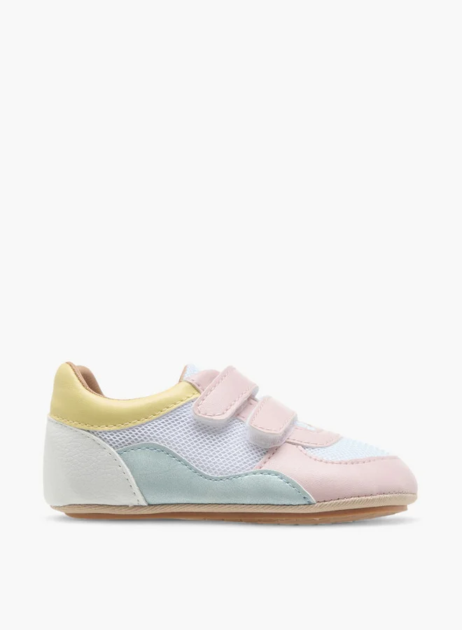 Barefeet Panelled Booties with Hook and Loop Closure