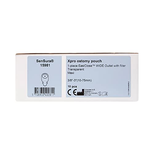 Coloplast SenSura Xpro Ostomy Pouch Drainable 0.375 to 3" Stoma 11.5"L 1pc System Transparent 15981, 10 Ct - Image 4