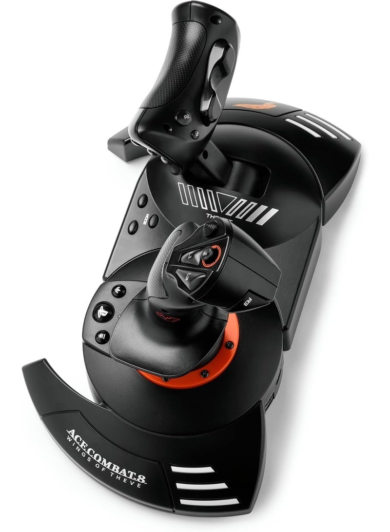 Thrustmaster T.FLIGHT HOTAS NEO ACE COMBAT 8 WINGS OF THEVE Edition – Officially Licensed Simulation Controller – Flight Joystick & Throttle with Vibration Feedback - PS5, PS4, P - Image 5