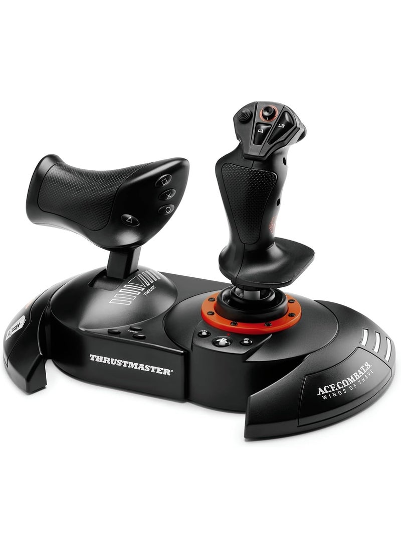 Thrustmaster T.FLIGHT HOTAS NEO ACE COMBAT 8 WINGS OF THEVE Edition – Officially Licensed Simulation Controller – Flight Joystick & Throttle with Vibration Feedback - PS5, PS4, P - Image 1