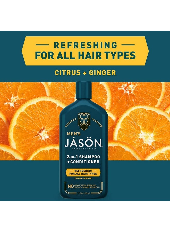Jason Men'S Refreshing 2-In-1 Shampoo And Conditioner, 12 Oz - Image 4