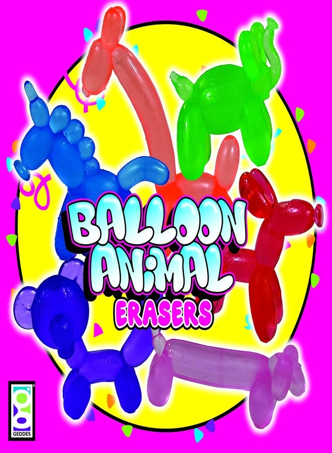 Geddes Raymond Geddes Balloon Eraser Animals Tub of 24, (71633) - Image 3