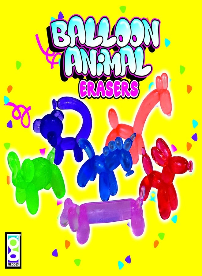 Geddes Raymond Geddes Balloon Eraser Animals Tub of 24, (71633) - Image 4