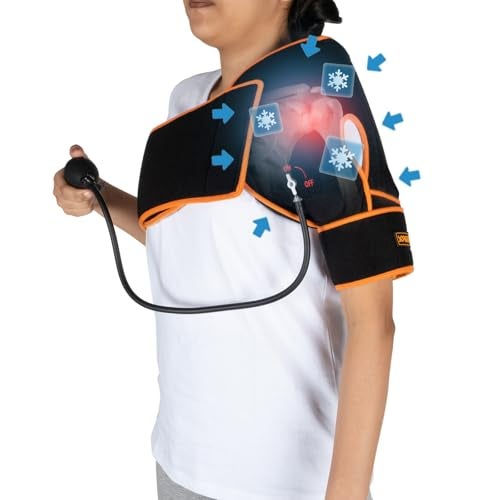 Sorgen Cold Compression Shoulder brace for Rotator Cuff Surgery, Swelling, Sports Injuries, Sprain, Dislocation(Left/Right), Frozen shoulder - Image 1