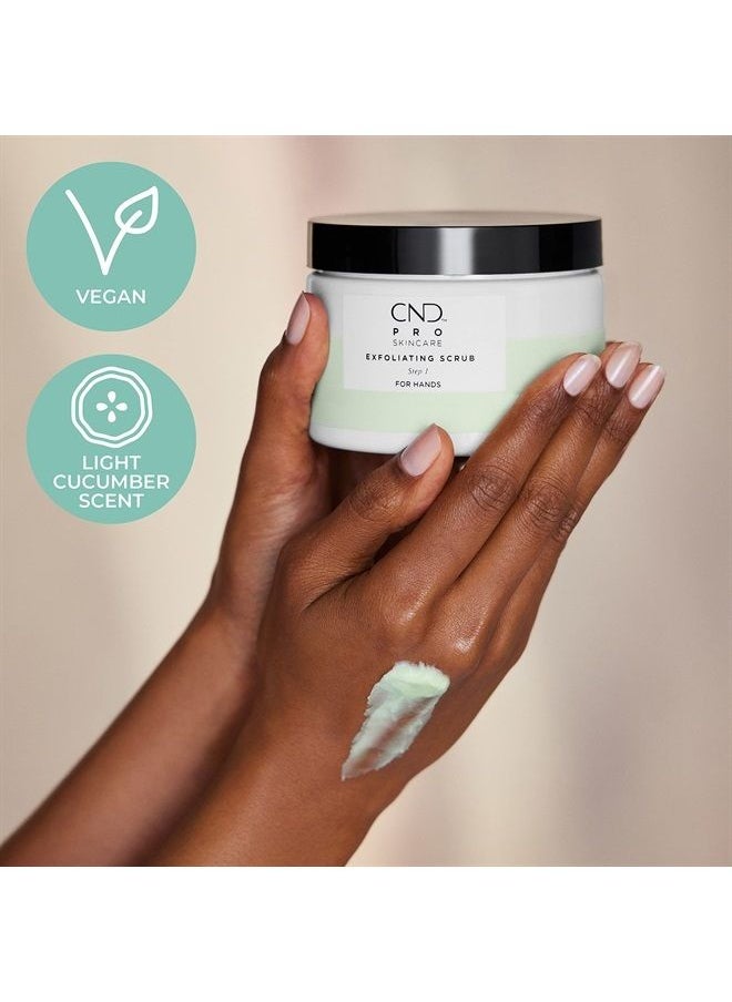 CND - Pro Skincare Exfoliating Scrub for Hands, Exfoliate Skin for Soft and Healthy Hands, Shea Butter and Avocado Oil Formula, Step 1, 10.1 Oz - Image 1