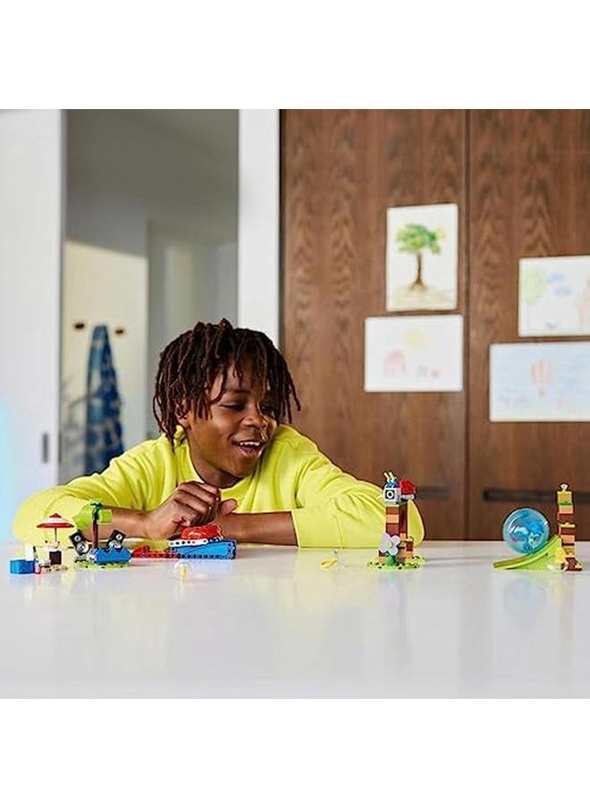 LEGO - 76990 Sonic The Hedgehog Sonic'S Speed Sphere Challenge Set Buildable Toy Game With 3 Characters Incl. A Moto Bug Badnik Figure Toys For Kids Boys And Girls 6 Plus Years Old - Image 1