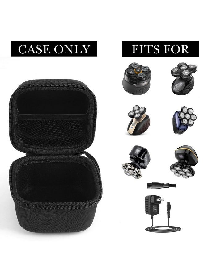 Linkidea Hard Eva Head Hair Shaver Case, Men'S Balder Boss With Mesh Pocket For Travel, Travel Storage Bag Compaitble With Rmton Balder Pro Head Shaver Xr7120/Xr7000 (Black)  - Image 4