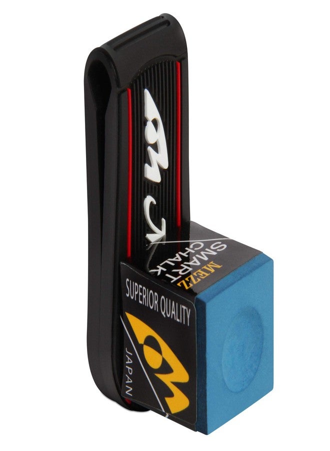 MEZZ (Black w/White logo) - Smart Chalk Set: Pool Cue Chalk + Chalk Holder + Chalk Cover - Image 4
