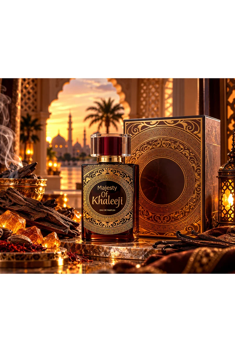 محبوب للعطور Majesty of Khaleeji Brown Eau De Parfum 80ml | Rich & Elegant Arabian Fragrance