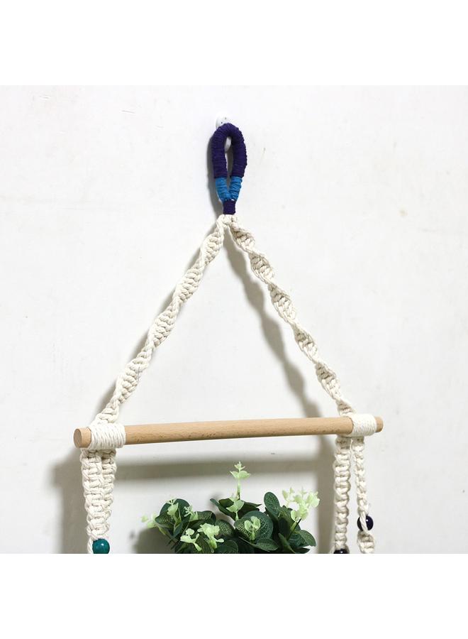 الأزرق جي دبليو تبيع الشركة المصنعة مباشرة أرفف جديدة منسوجة يدويًا ، وزخارف حائط ، ومعلقات حائط ، زخارف بسيطة في المنزل - Image 5