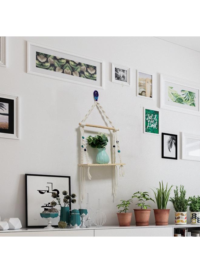 الأزرق جي دبليو تبيع الشركة المصنعة مباشرة أرفف جديدة منسوجة يدويًا ، وزخارف حائط ، ومعلقات حائط ، زخارف بسيطة في المنزل - Image 4