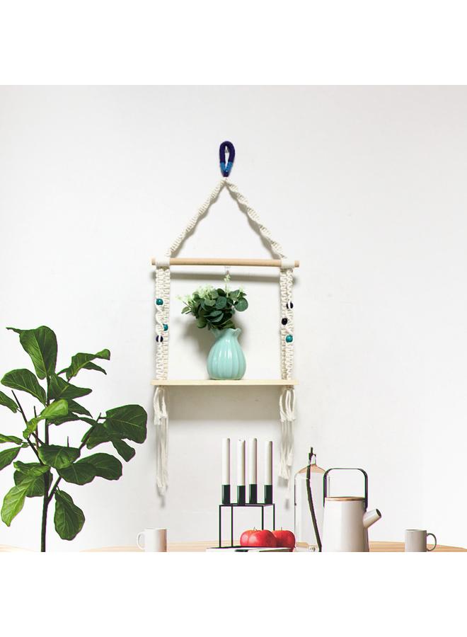 الأزرق جي دبليو تبيع الشركة المصنعة مباشرة أرفف جديدة منسوجة يدويًا ، وزخارف حائط ، ومعلقات حائط ، زخارف بسيطة في المنزل - Image 3