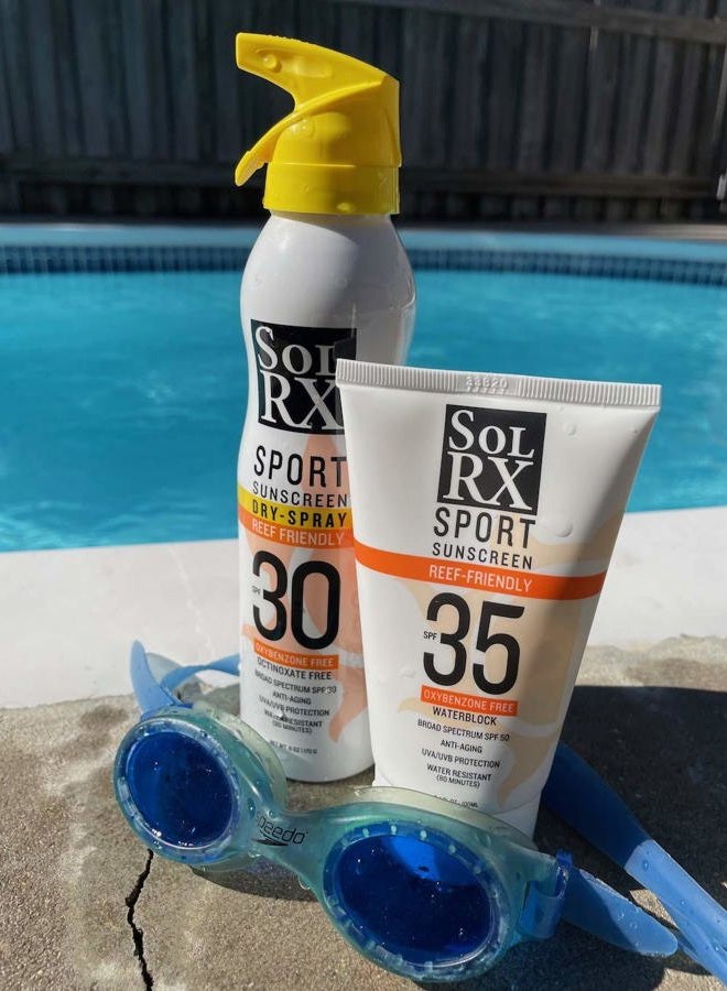 solrx SPORT SPF 35 Sunscreen, Reef Friendly, Oxybenzone Free, Fragrance Free - Image 2