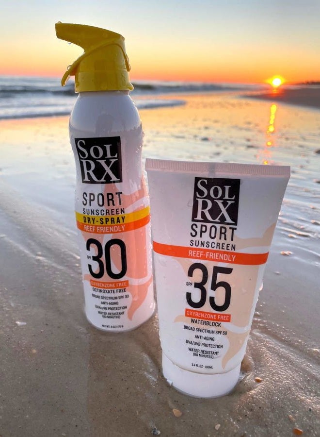 solrx SPORT SPF 35 Sunscreen, Reef Friendly, Oxybenzone Free, Fragrance Free - Image 5