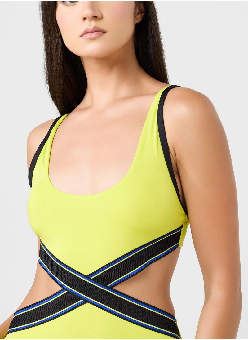 speedo Convertible Cut Out One Piece