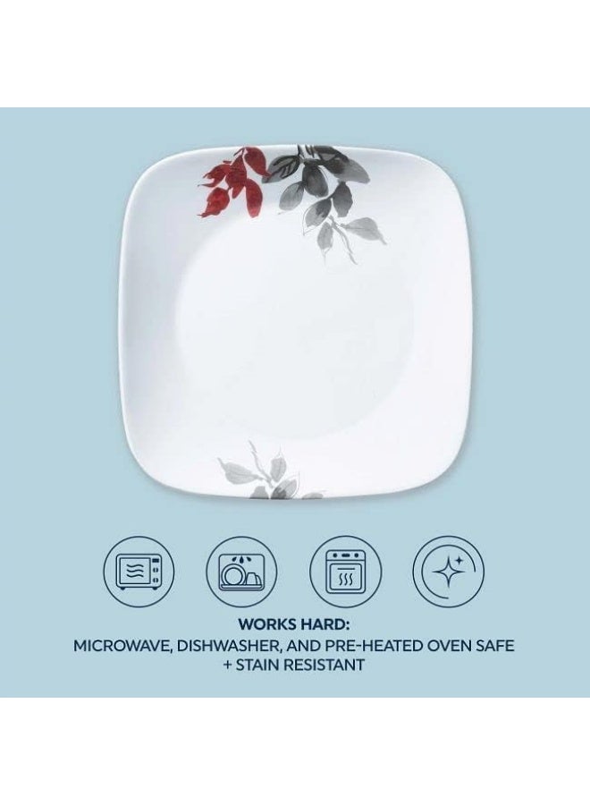 Corelle Kyoto Leaves 16pc Dinner Set Chip & Break Resistant - Image 3