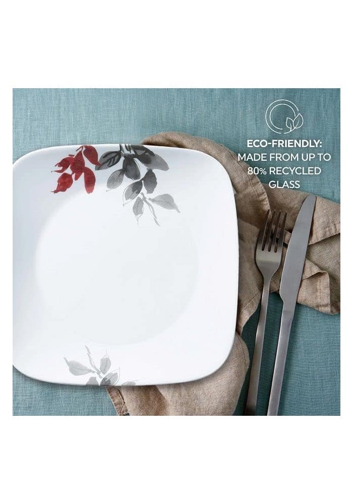 Corelle Kyoto Leaves 16pc Dinner Set Chip & Break Resistant - Image 5