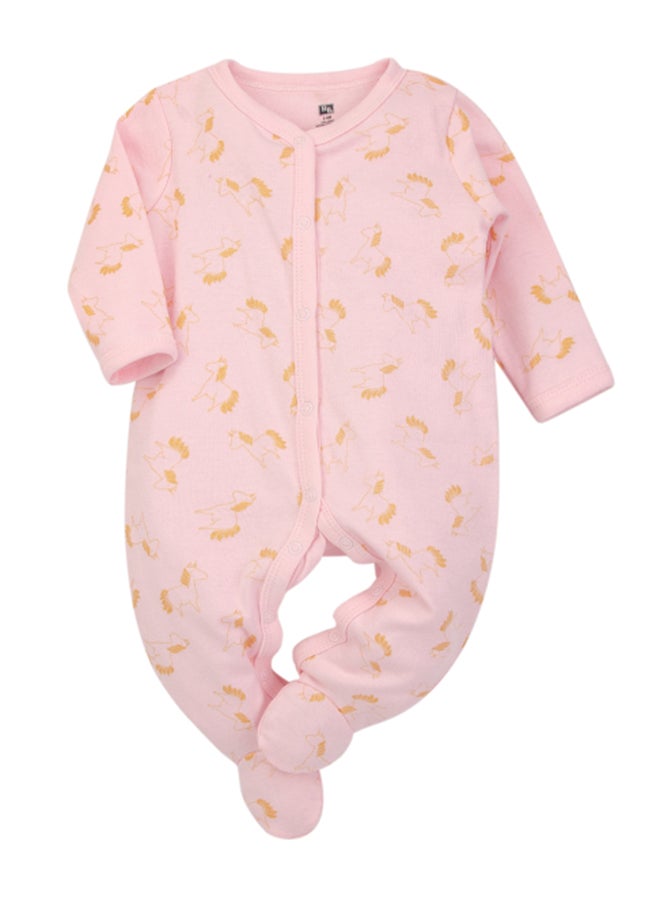 hudson baby Baby Layette Set 3 Piece Unicorn, 3 - 6 Months  - Image 3