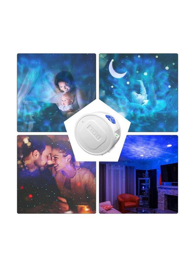 Loquat LED Ocean Corrugated Starry Sky Sleep Projector Light,Star Galaxy Light Projector Ocean Wave LED Night Light Lamp with Remote Control Colors Changing Music Bluetooth Speaker Timer for Baby  - Image 3