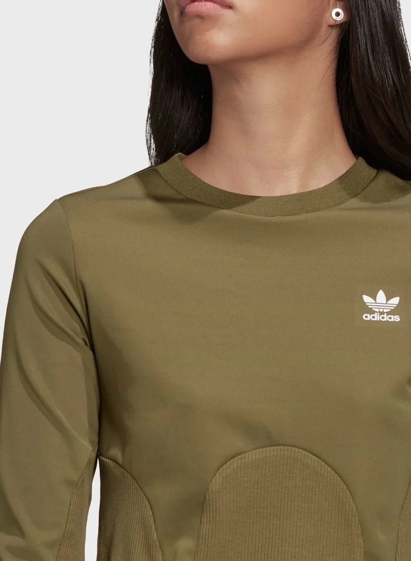 adidas Originals Trefoil Rib Top