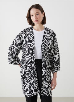LC WAIKIKI Women's Shawl Collar Patterned Kimono  - Image 1
