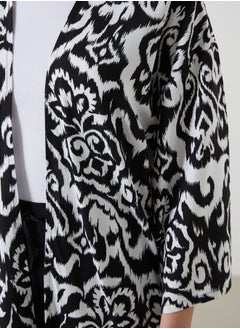 LC WAIKIKI Women's Shawl Collar Patterned Kimono  - Image 3