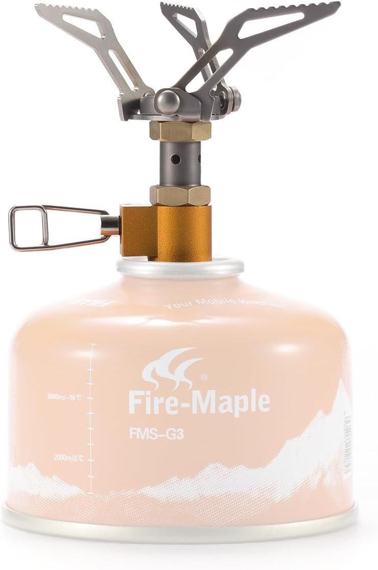 Fire-Maple FMS-300T Portable Stove Ultra Light, Hiking Stove Titanium for Backpacking Camping Outdoor, ISPO Design Award Gold Winner - Image 1