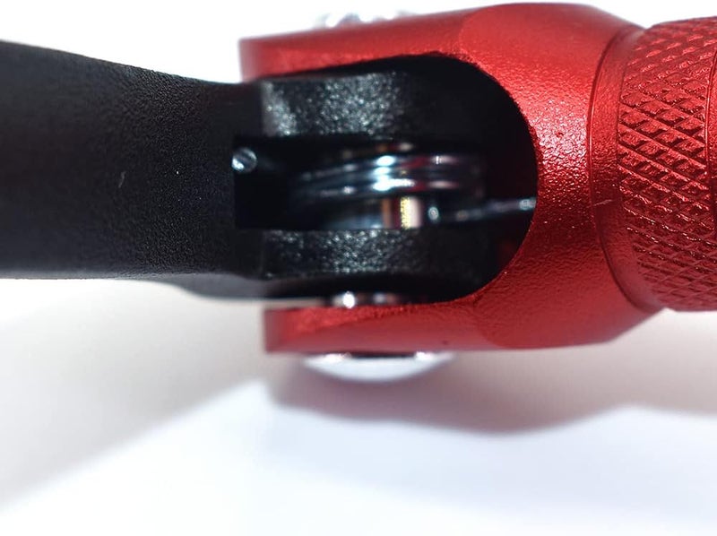 PPR PIT PRO RACING CNC Aluminum Folding Gear Shift Lever - Black & Red - Image 5