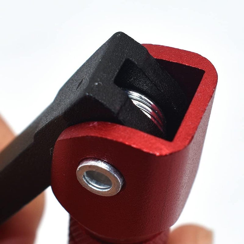 PPR PIT PRO RACING CNC Aluminum Folding Gear Shift Lever - Black & Red - Image 4