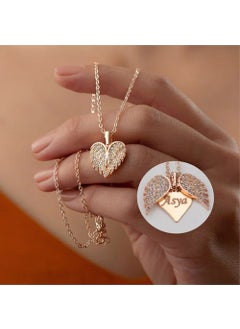Hediyesahibi Gift Owner Name Special Angel Wing Necklace  - Image 2