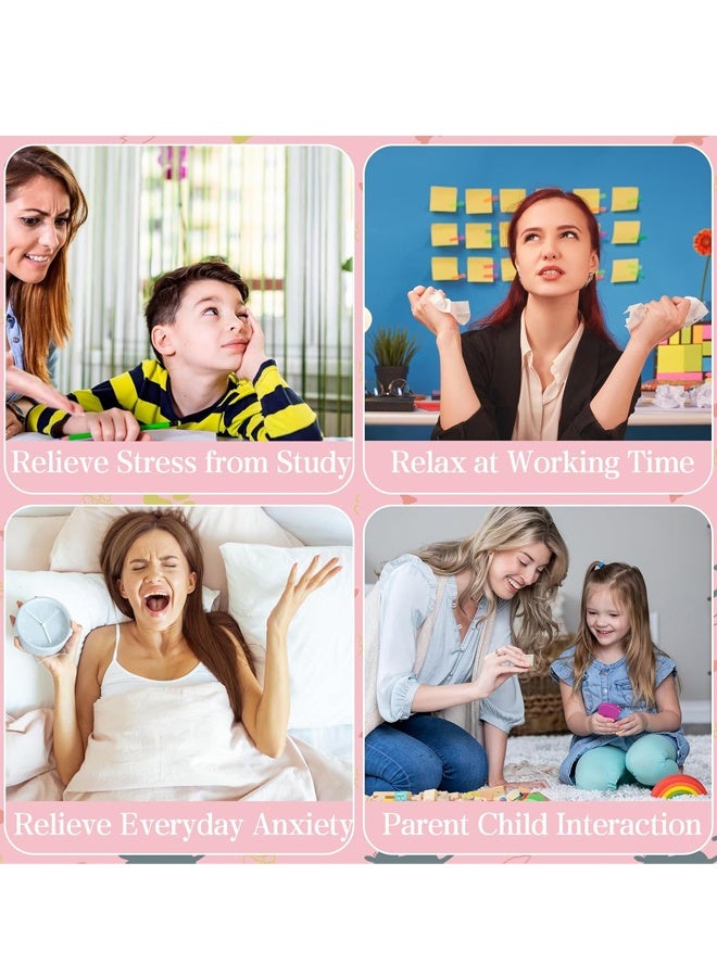 4Pcs Taba Squishy Kit, Cute Fake Food PVC Sensory Toys, Stress Relieving Fur Ball OPP Packaging Gifts - Image 3