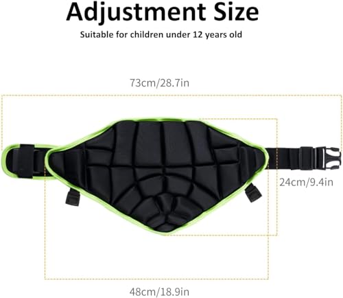 BODLYL Protective Butt Pad, Children Extreme Sports Hip Pad Butt Pads for Skating Roller Hockey Pants Kids Skate Pads Impact Shorts Snowboard Padded Shorts, Children Under 12 Years Old (Pink) - Image 5