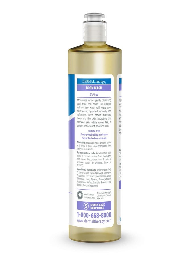 Dermal Therapy 2-in-1 Body Wash Moisturizing Cleanser - 5% Urea & AHA, Sulfate-Free - 16 Fl Oz / 474 ml - Image 2