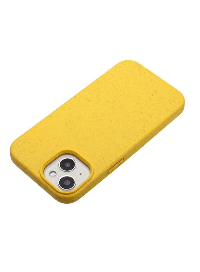 اس-توب جراب لهاتف iPhone 15 Plus مصنوع من مادة القش المغناطيسية MagSafe من القمح + جراب هاتف TPU - Image 3