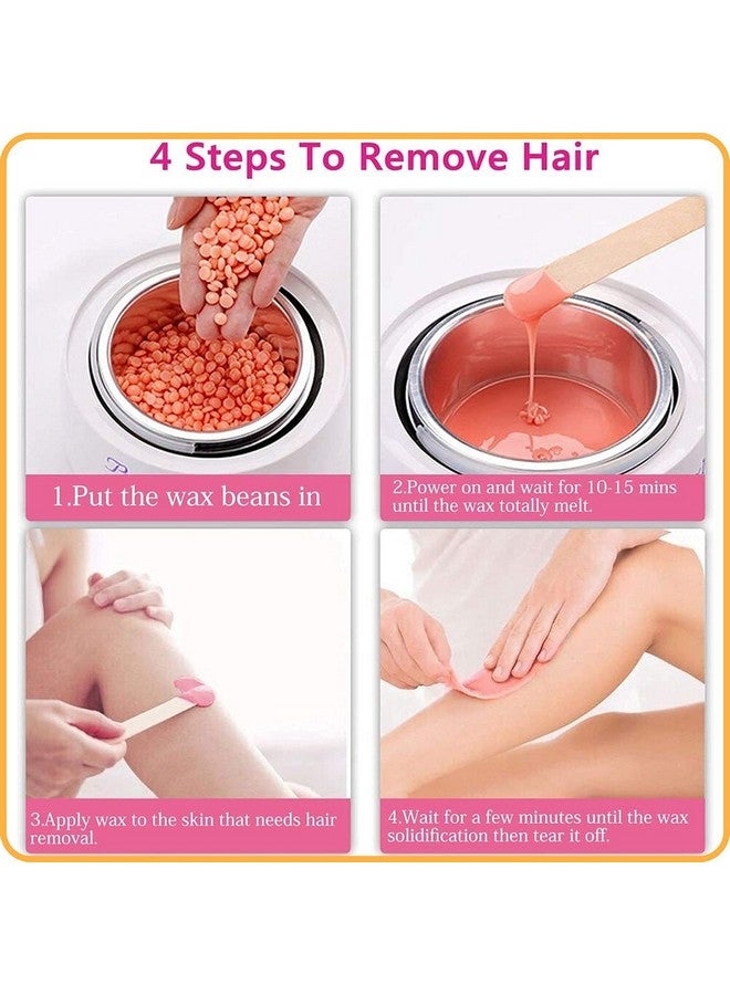 CUVLY Beads Wax Hair Removal Cream Wax Beans For Hand,Legs,Bikini,Body Hair Removal Wax For Men And Women (Waxing Kit) (Wax Combo) - 1 Count - Image 4
